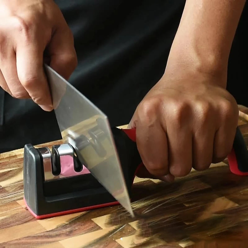 1PC Kitchen Multifunctional Knife Sharpener Handheld Fast Cutting Edge Sharpener Stone Scissors Sharpener